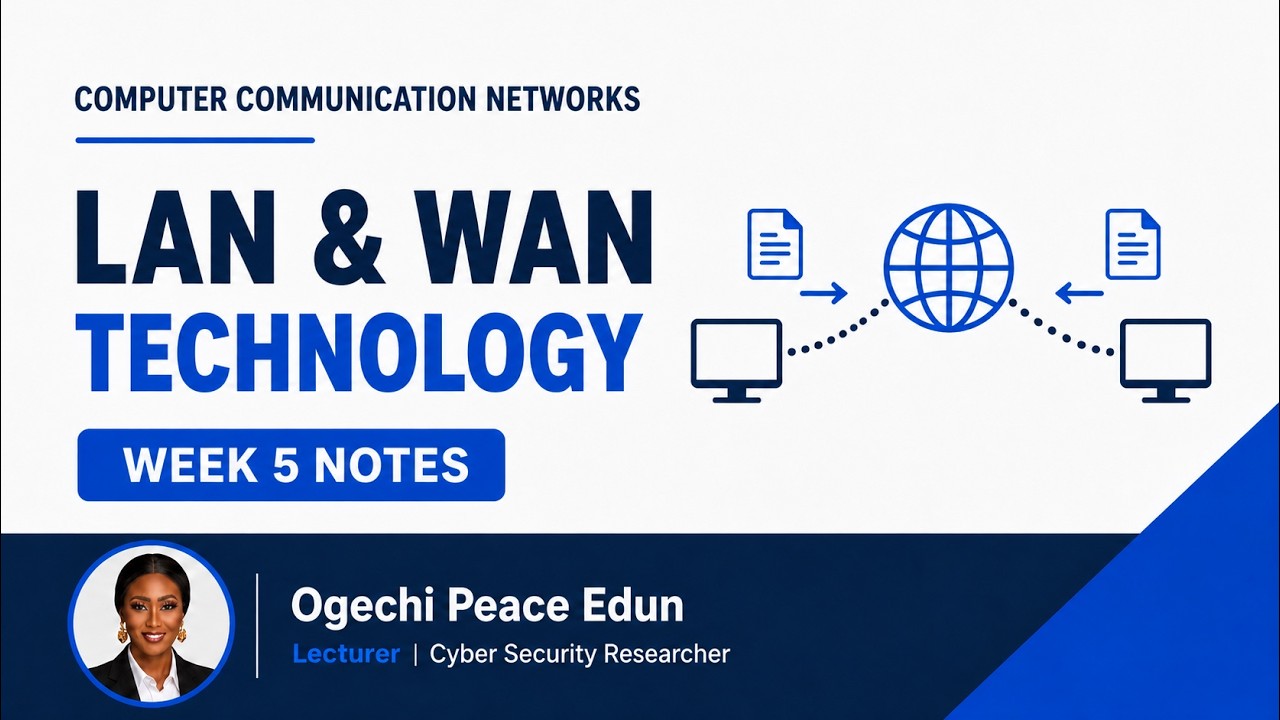 LAN vs WAN Explained | Computer Communication Networks Week 5 (Complete Lecture)