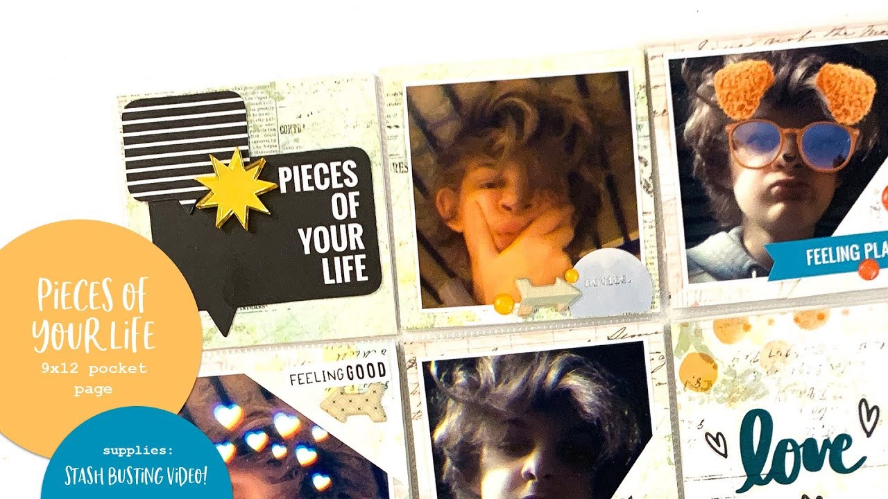 Pieces of Your Life 9x12: Pocket Layout