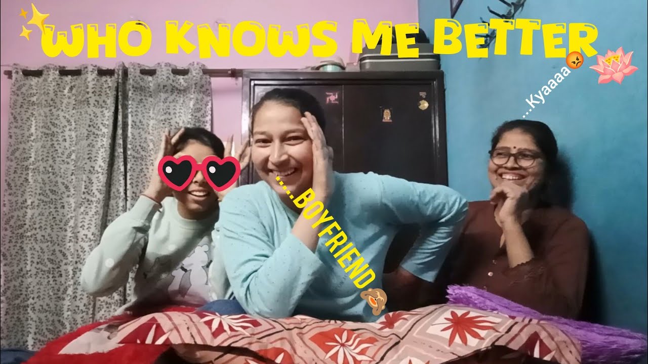 Who knows me better 😉 Mumma Vs sister 🤘✨ ||Manmoji Shanu||