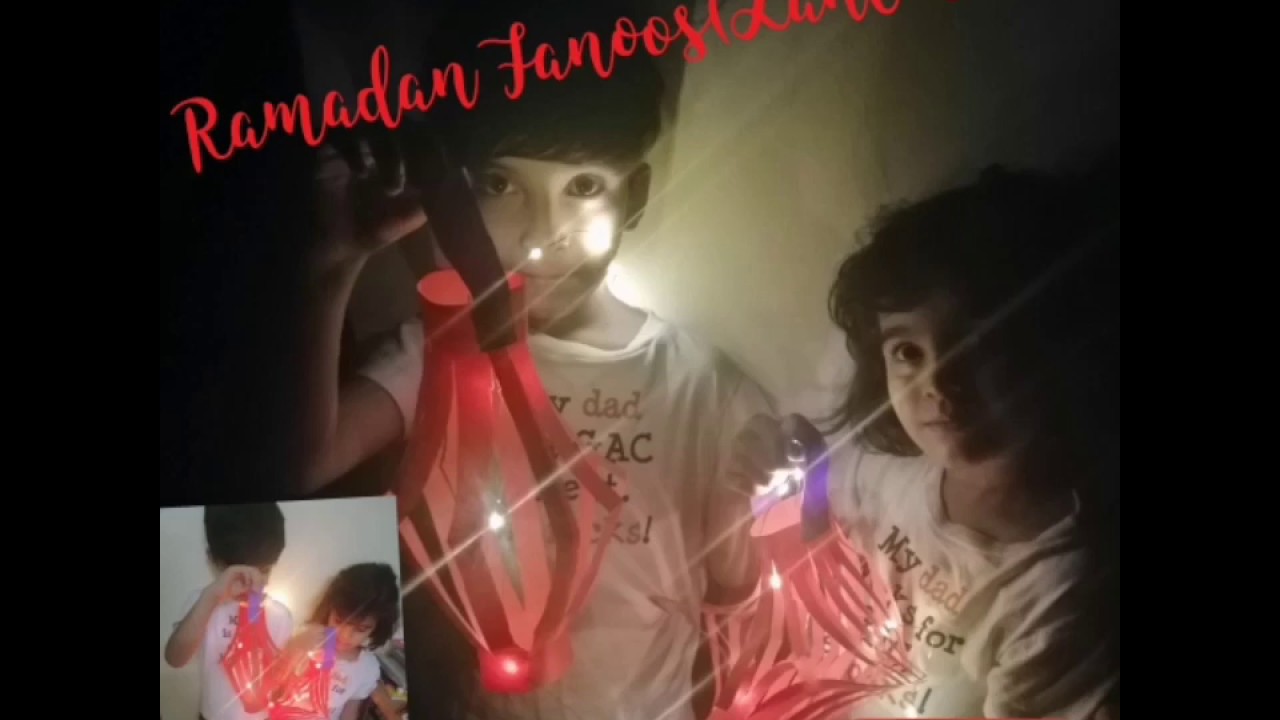 How to make Ramadan Fanoos (Lantern) for kids