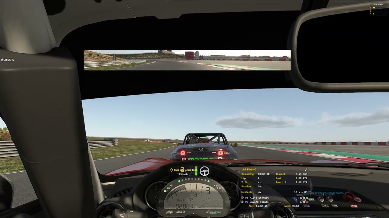iRacing Official MX5 Circuito de Navarra race, got destroyed.. again.. (Early days, learning)