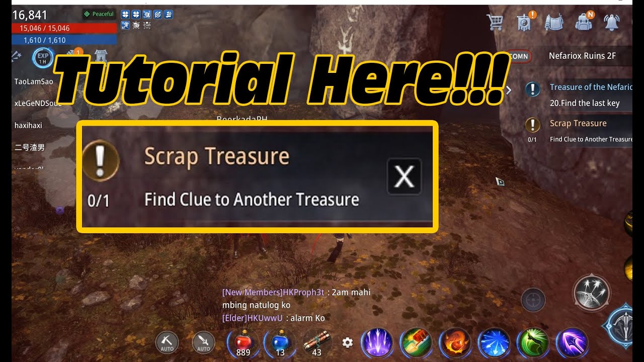 Scrap Treasure - Find Clue to Another Treasure | Mission | MIR4 FULL TUTORIAL