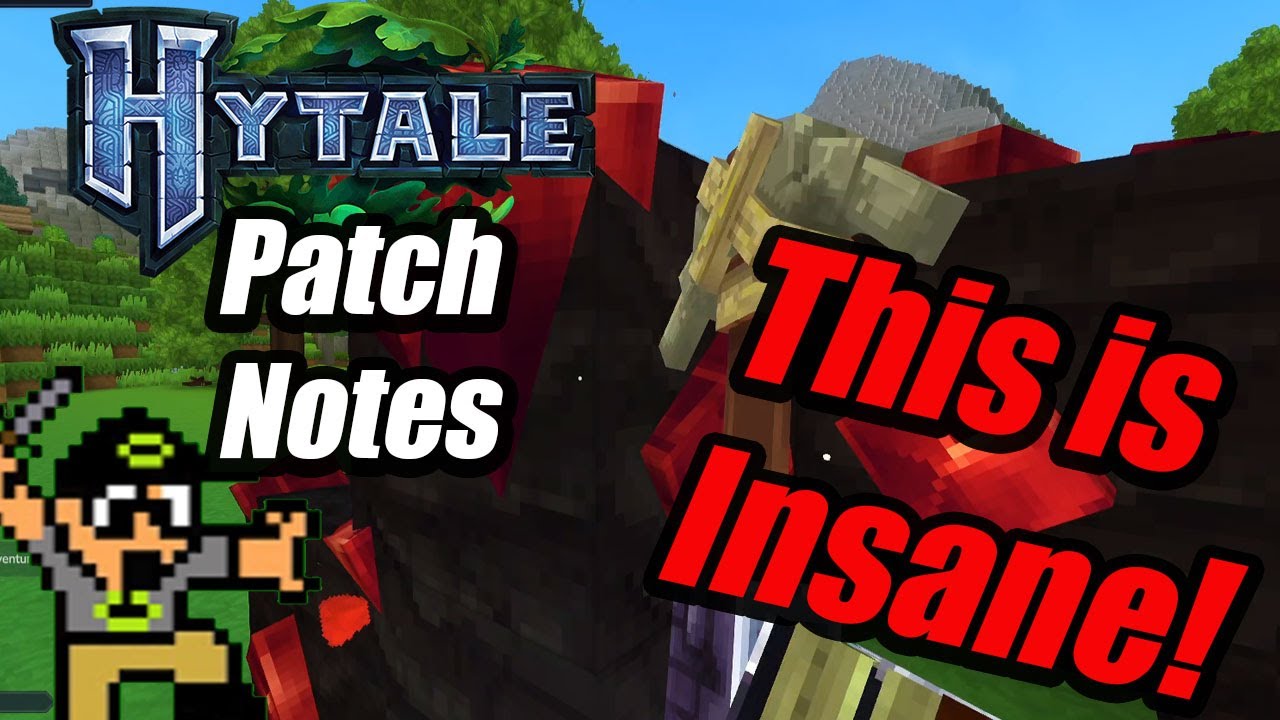 Hytale Patch Notes Update 2 (in about 3 minutes) &mdash; All Changes Explained + New Features!