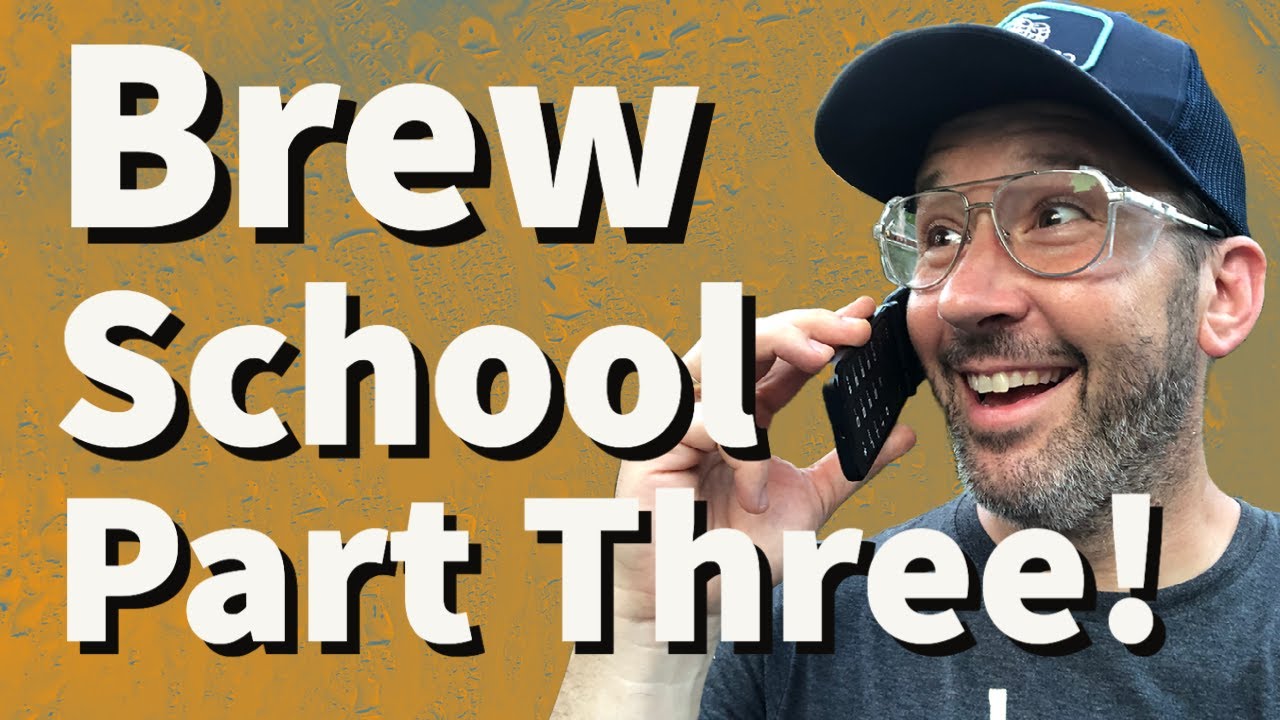Craft Beer Brewing School: Day In The Life Of A Pro Brewer - Brewing Prost Munich Dunkel! (Part 3)