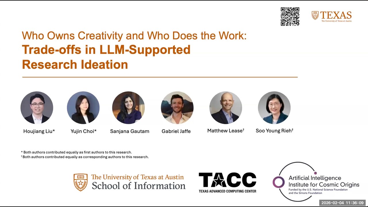 Trade-offs in LLM-Supported Research Ideation with Houjiang Liu (PhD student)