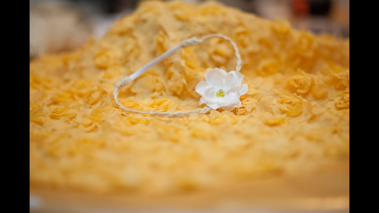 newborn flower headband tutorial