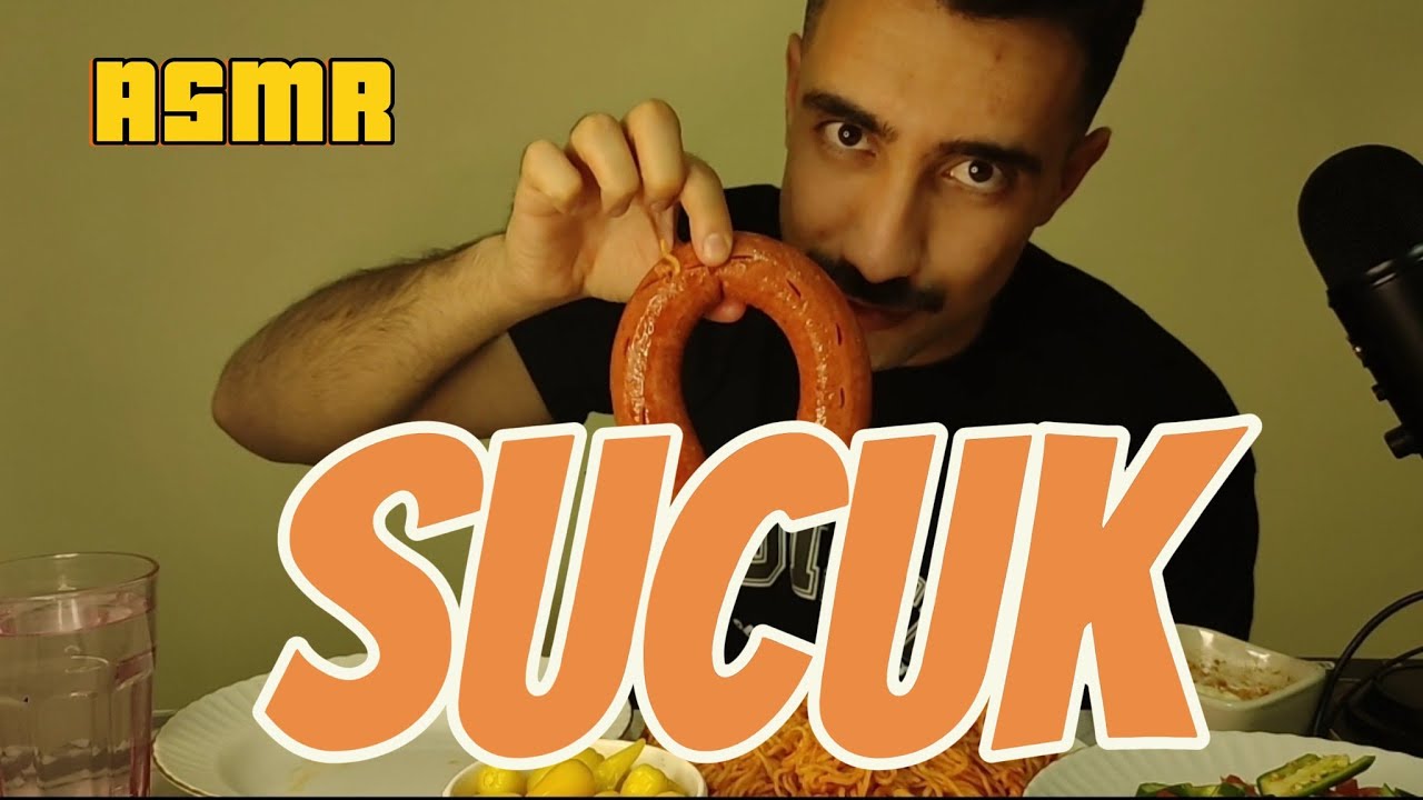 B&Uuml;T&Uuml;N SUCUK VE NOODLE ASMR / T&Uuml;RK&Ccedil;E ASMR YEMEK #asmr