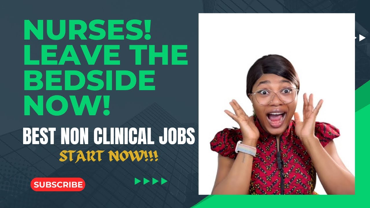 6 NON-CLINICAL NURSING ROLES / JOBS AND HOW TO SWITCH CAREER IN UK 🇬🇧