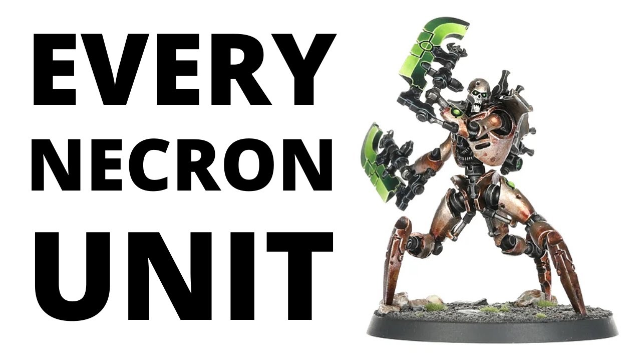 How to Field EVERY Codex Necrons Unit - Wargear, Support and Battle Plan