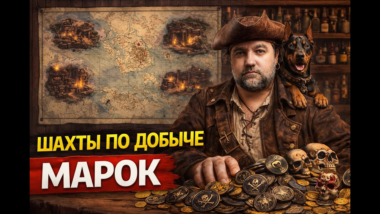 САМЫЙ ЛЕГКИЙ СПОСОБ ФАРМА БОЕВЫХ МАРОК | Шахты World of Sea Battle