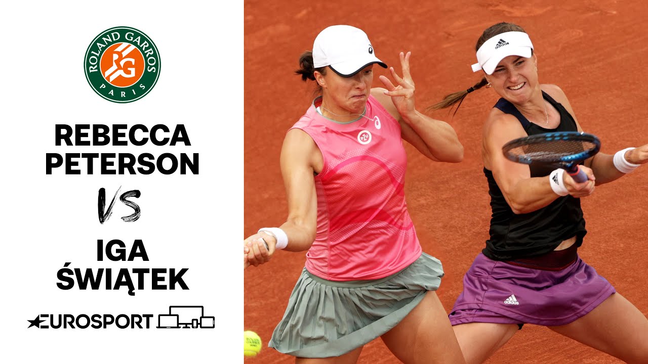 Rebecca Peterson v Iga Świątek | 2021 Roland Garros - Round 2 Highlights | Tennis | Eurosport