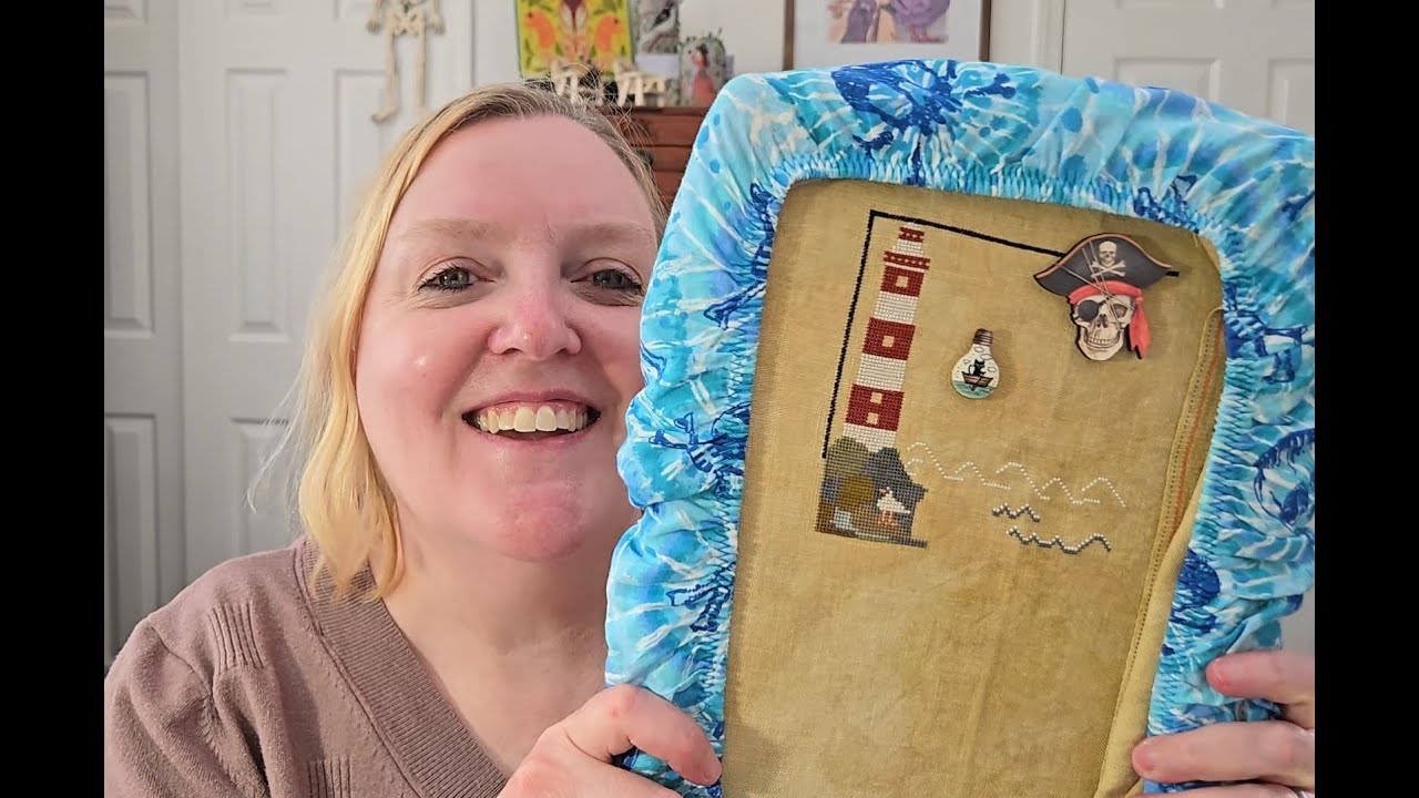 Flosstube #11 Sleep Deprived But Stitching!