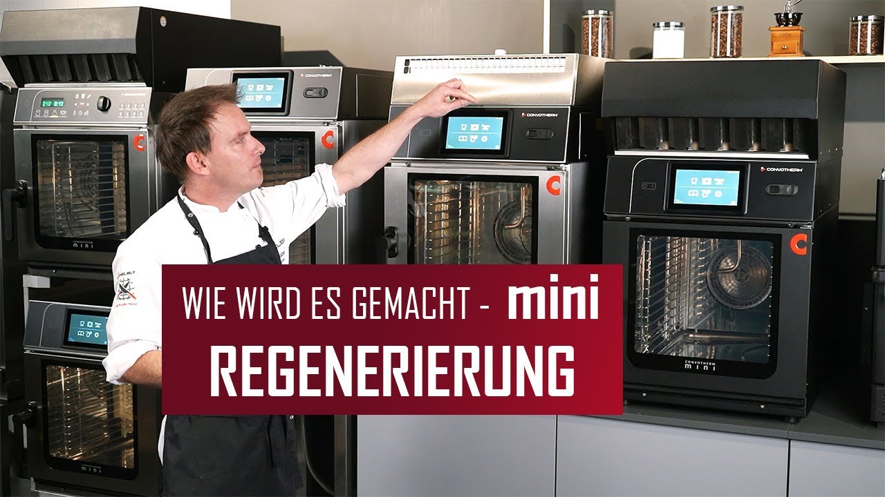 Aufwärmen / regenerieren von Lebensmitteln im Convotherm mini Kombidämpfer: Wie wird es gemacht?
