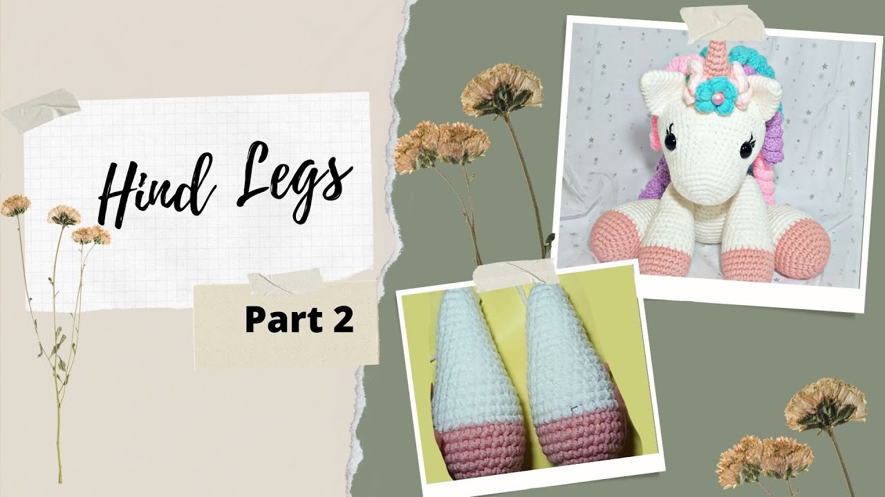 (Part 2) Amigurumi Unicorn | Amigurumi Tutorial | Crochet Tutorial