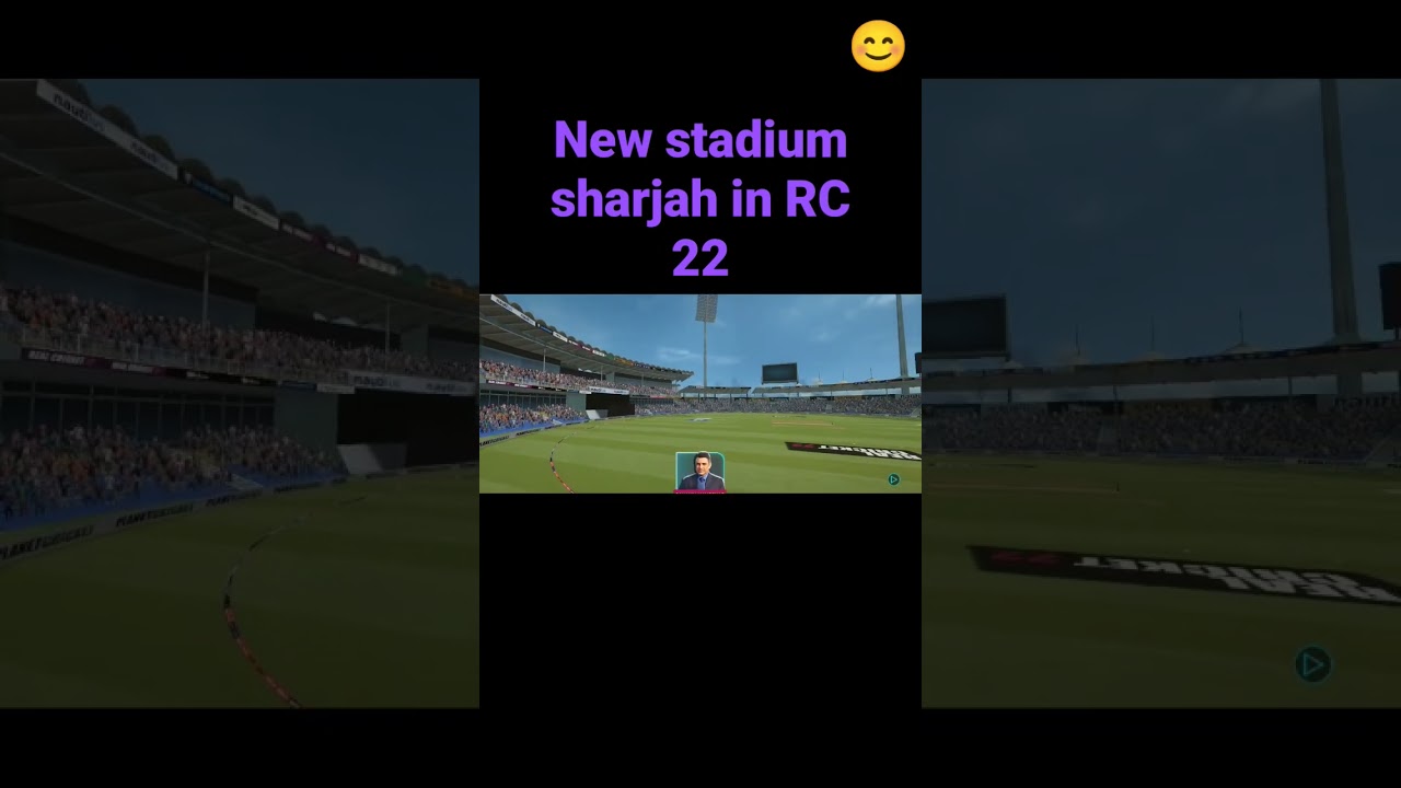 New stadium review in RC 22 cricket game #cricket #rc22 #cricketgame