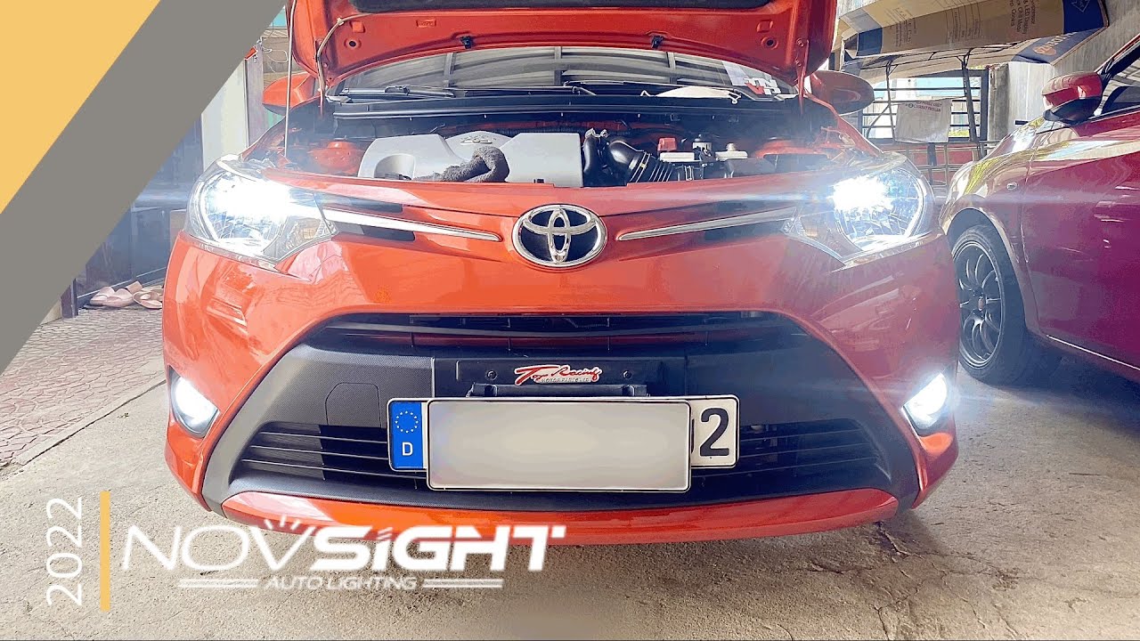 TOYOTA VIOS HEADLIGHT AND FOGLIGHT DIY INSTALLATION | NOVSIGHT LED | 2022