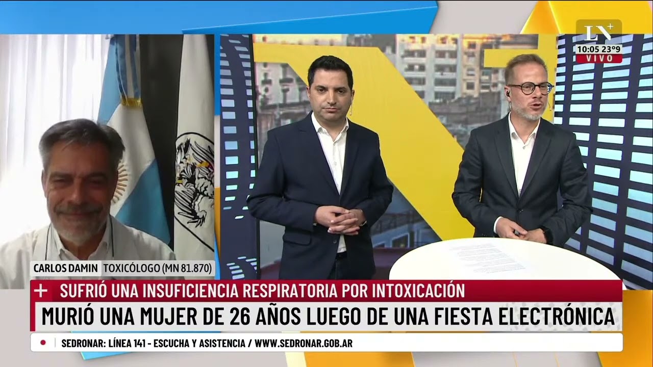 Murió una mujer de 26 años luego de una fiesta electrónica; el análisis del toxicólogo Carlos Damin