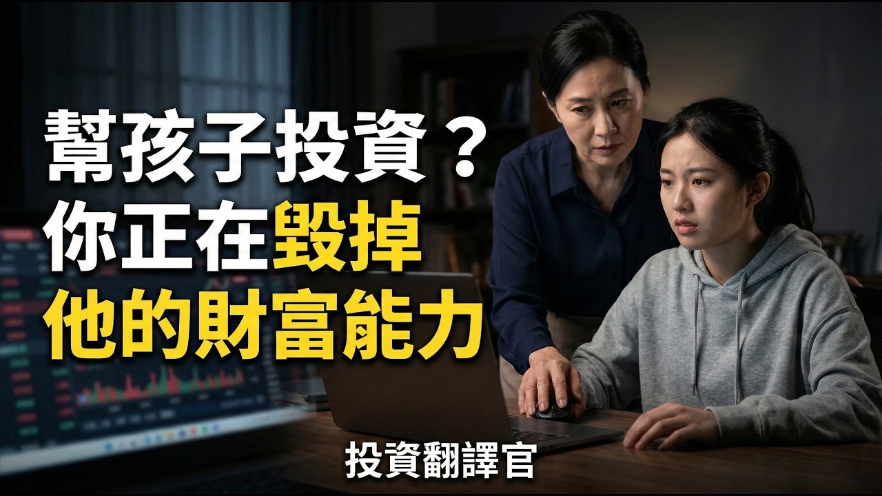 幫孩子投資？你正在毀掉他的財富能力