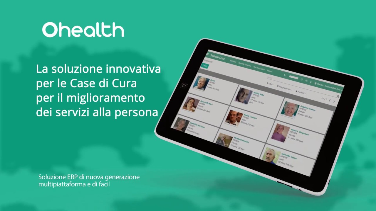 Ohealth - soluzione cartella medicalizzata e gestionale per case di cura ed anziani