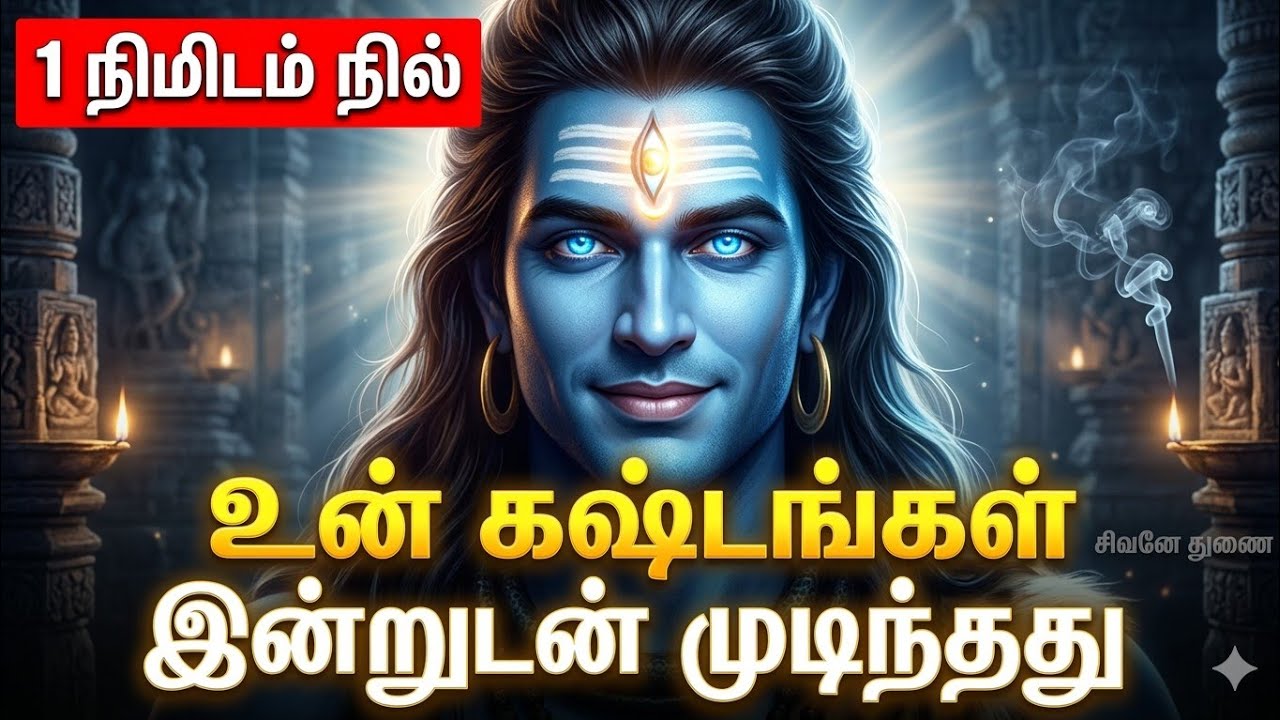 ​🛑 1 நிமிடம் நில் என் அன்பு குழந்தையே! கடந்த 12 மாத கஷ்டங்கள் இன்றுடன் முடிந்தது 🔱✨ | சிவனே துணை