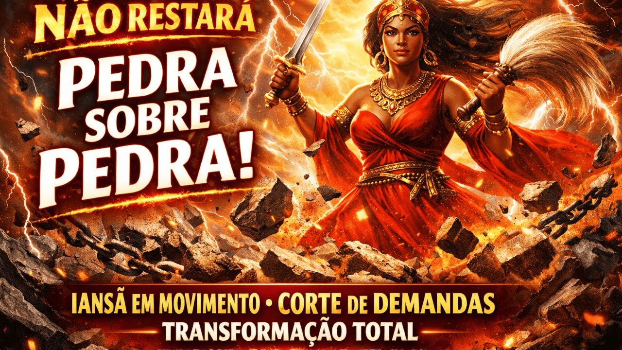 NÃO RESTARÁ PEDRA SOBRE PEDRA! ESTA PRECE A IANSÃ REVOLUCIONARÁ SUA VIDA!
