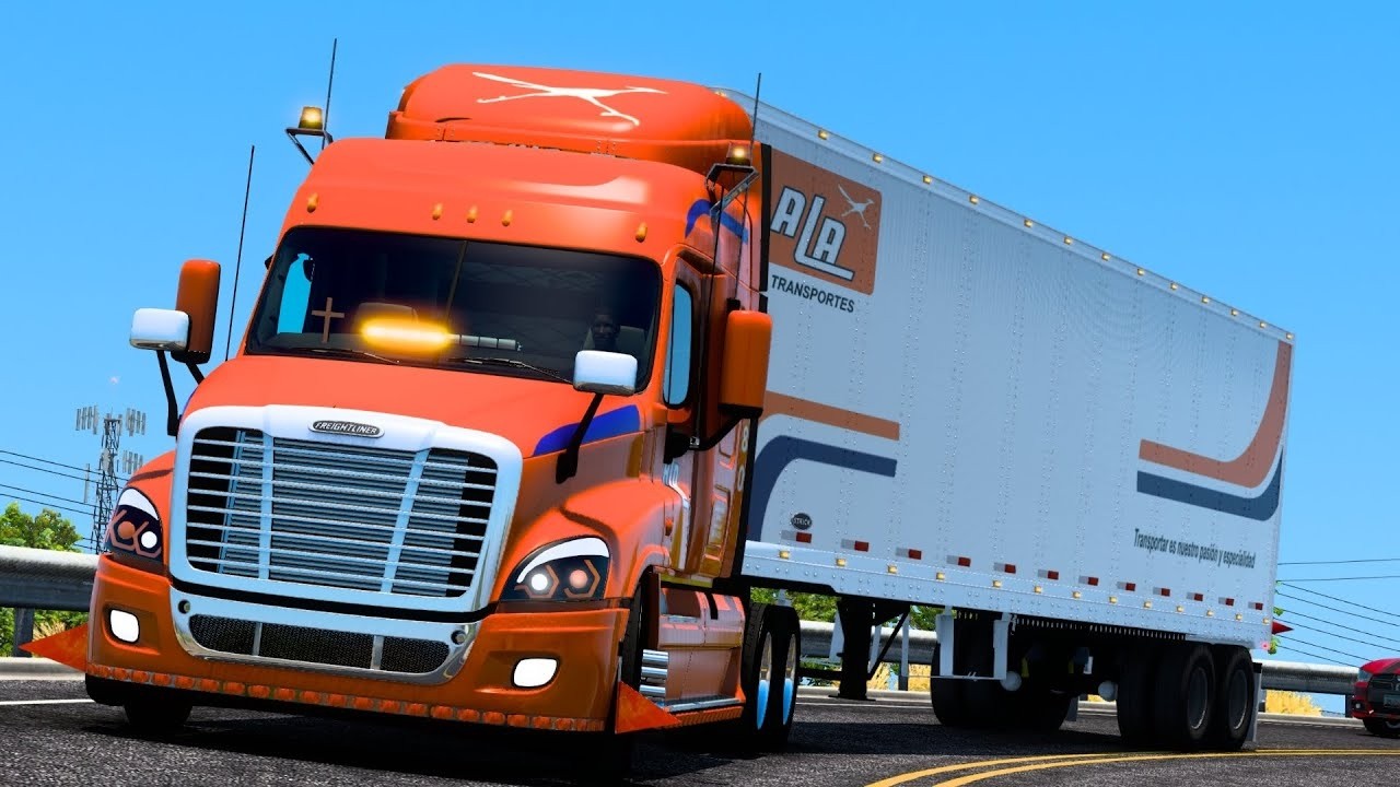 American truck simulator v1.58 / mapa reforma / nuevas rutas / gratis / la rumorosa / gameplay