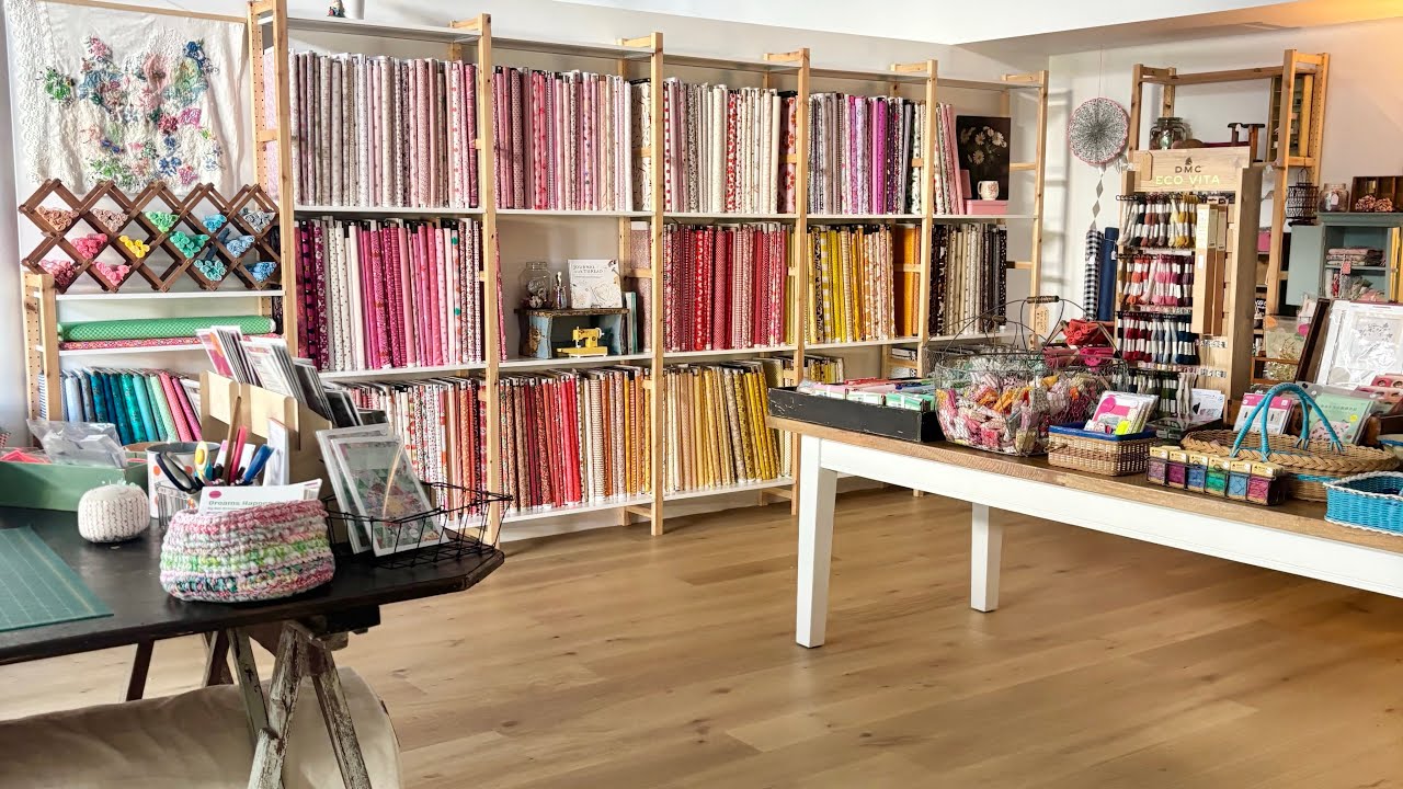 3 Years of Growth in my Bricks and Mortar Quilt / Fabric Shop.
