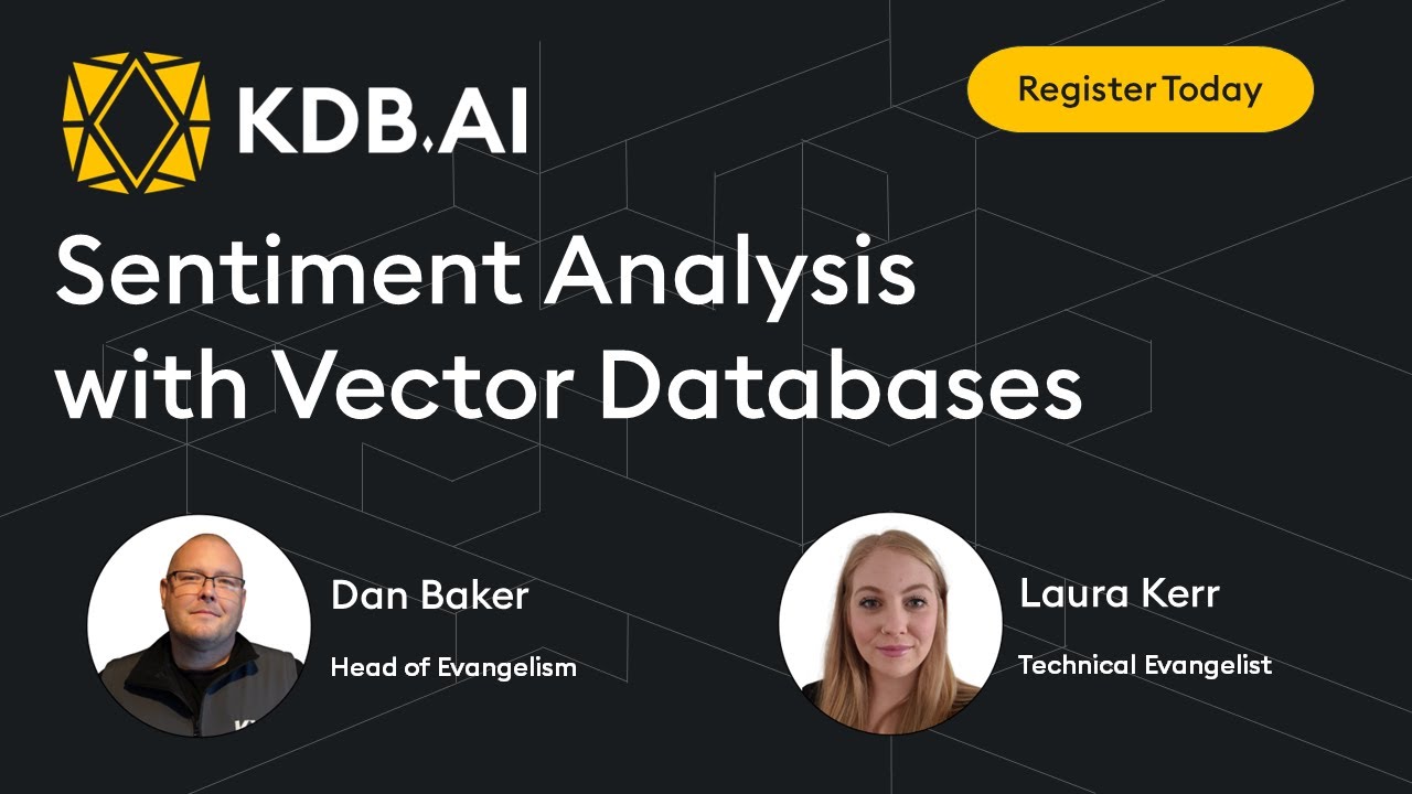 Livestream: Sentiment Analysis with Vector Databases