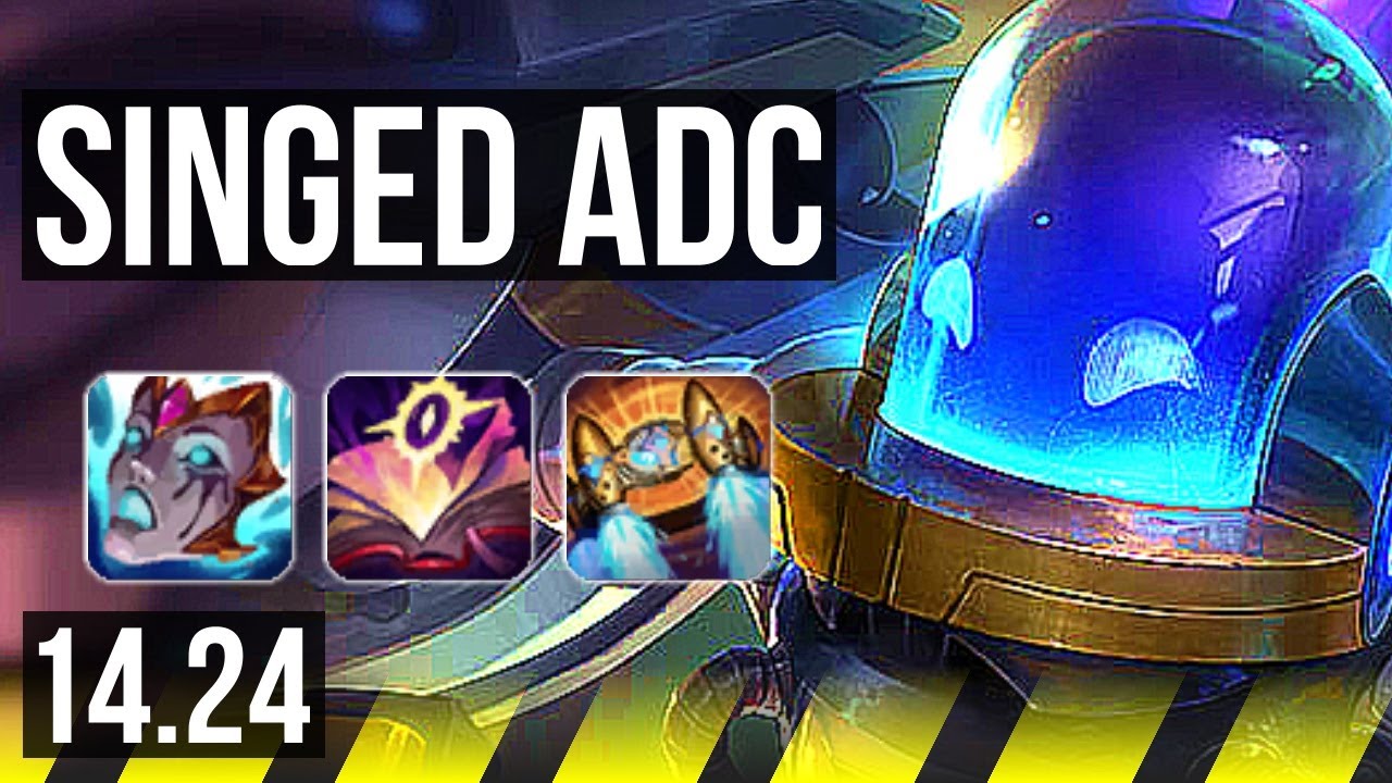 SINGED & Taric vs KAI'SA & Nautilus (ADC) | 21/3/13, Legendary, 42k DMG | KR Master | 14.24