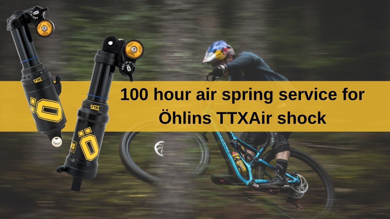 MTB - 100 hour air spring service on an Öhlins TTXAir rear shock