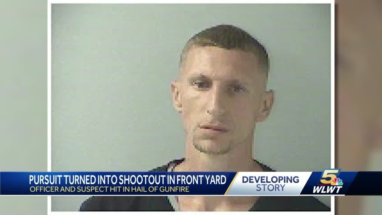 Pursuit turned into shootout in front yard in Middletown