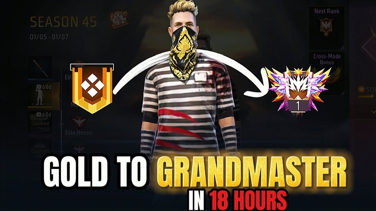 ROAD TO GRANDMASTER S45🔥 || GARENA FREE FIRE 💯