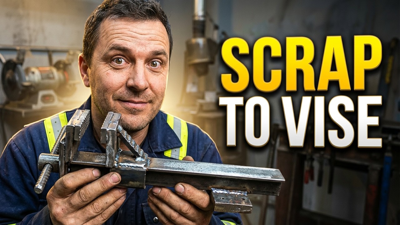 Сумасшедшая идея сварщика! Сделать тиски из ненужных мелких металлических деталей.Сварка своими рука