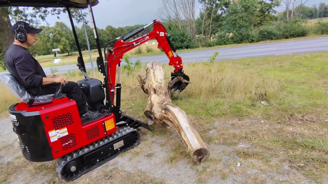 Minigr&auml;vare 1 Ton &ndash; Demo & Genomg&aring;ng (940 kg gr&auml;vmaskin med tillbeh&ouml;r)