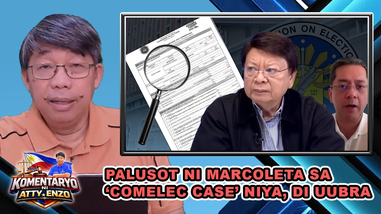 PALUSOT NI MARCOLETA SA ‘COMELEC CASE’ NIYA, DI UUBRA