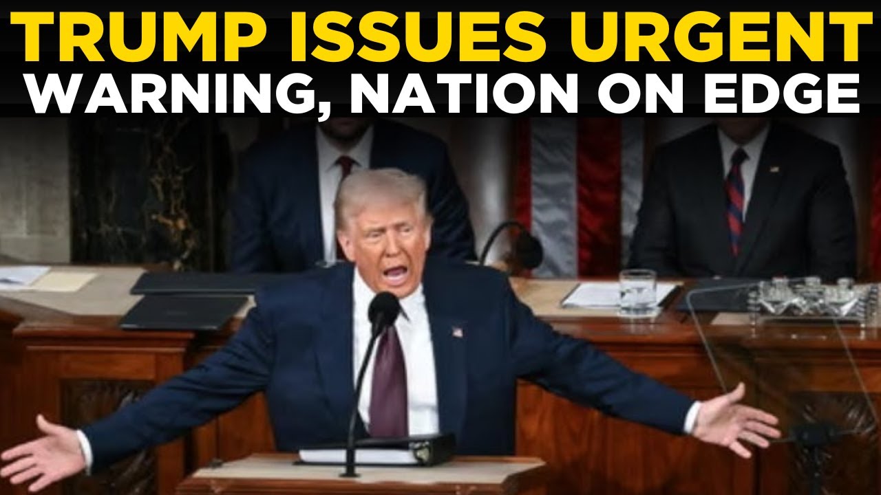 US NEWS LIVE | Trump Delivers Emergency Warning, Sparks Nationwide Tension And Public Concern