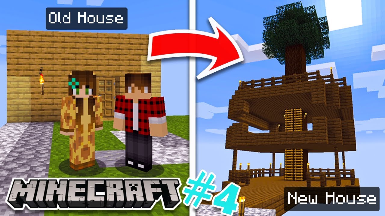 UPGRADING OUR HOUSE | Minecraft One Block Ep 4