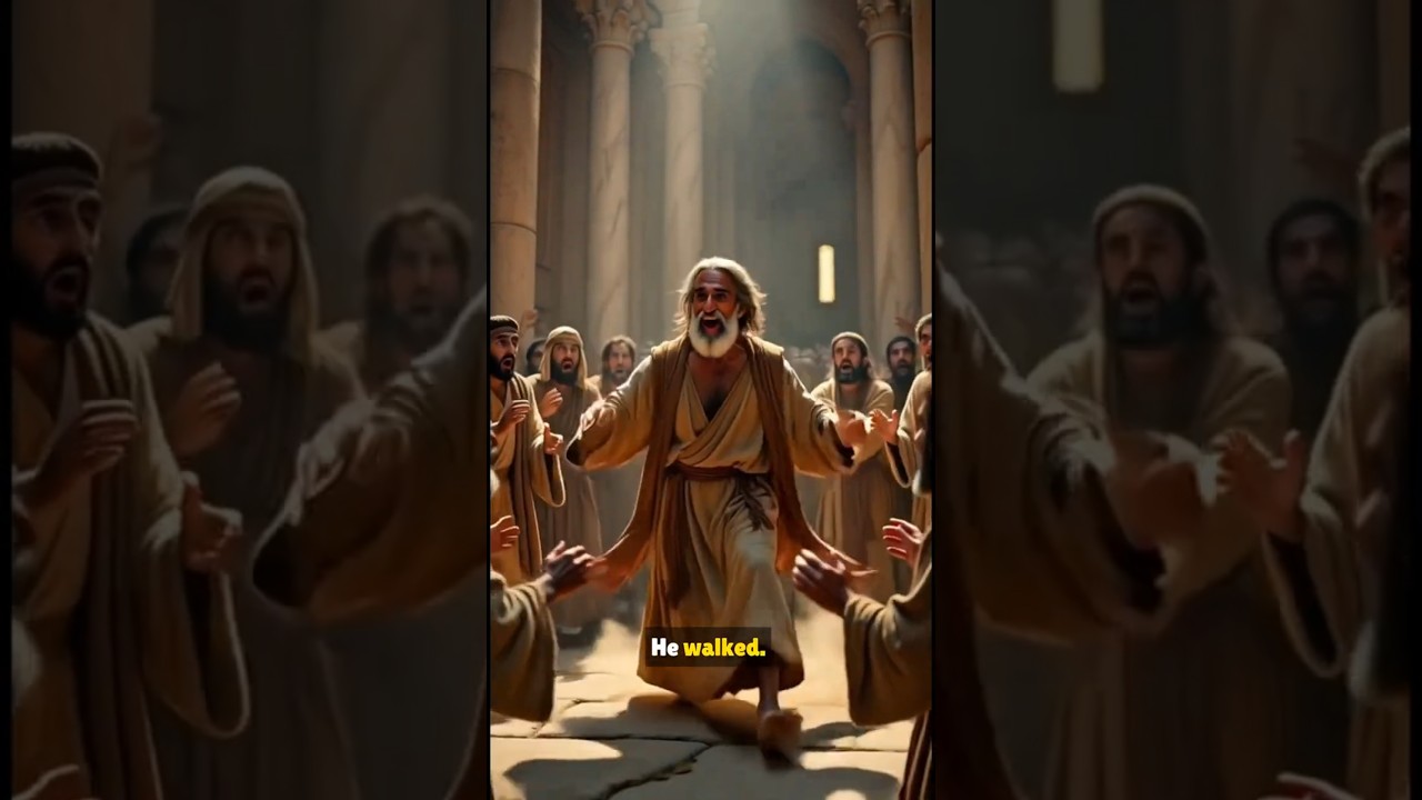 Хромой от рождения: история &laquo;Прекрасных ворот&raquo;. #aishorts #jesus #faithhabits #biblestories #god