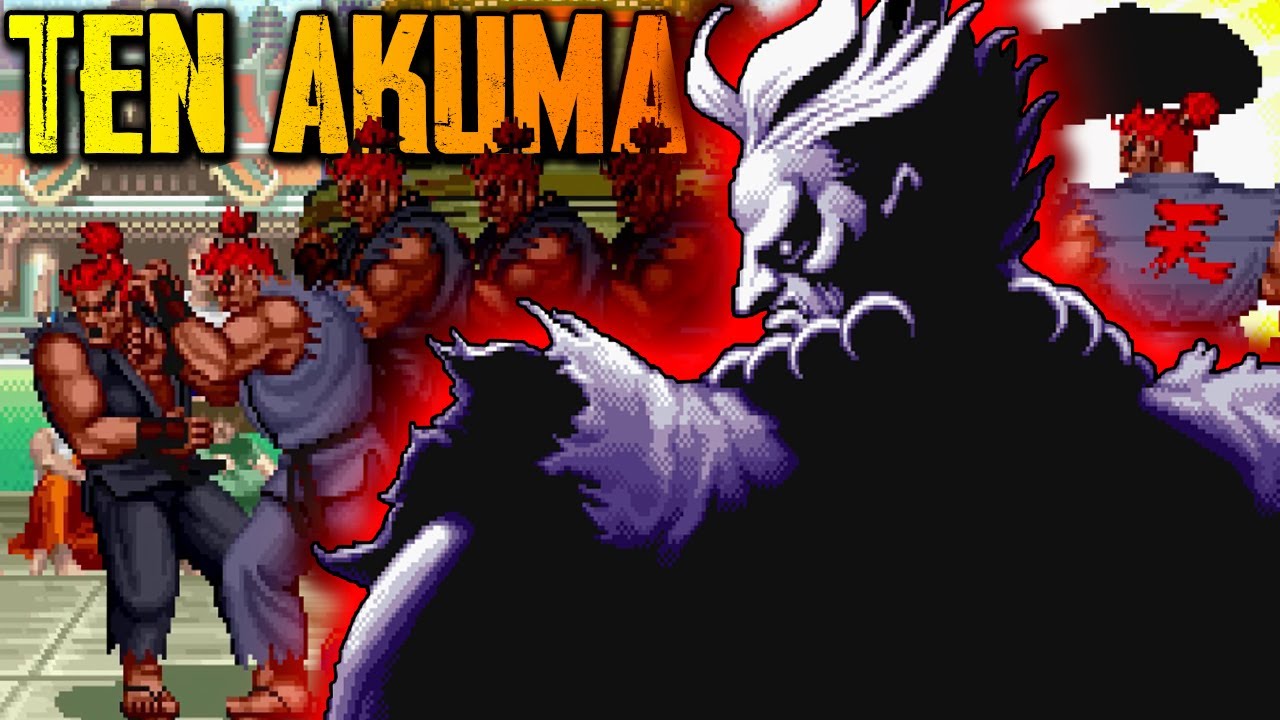 Ten Akuma (True Shin Boss) Playthrough Super Street Fighter II X Grand Master Challenge Dreamcast