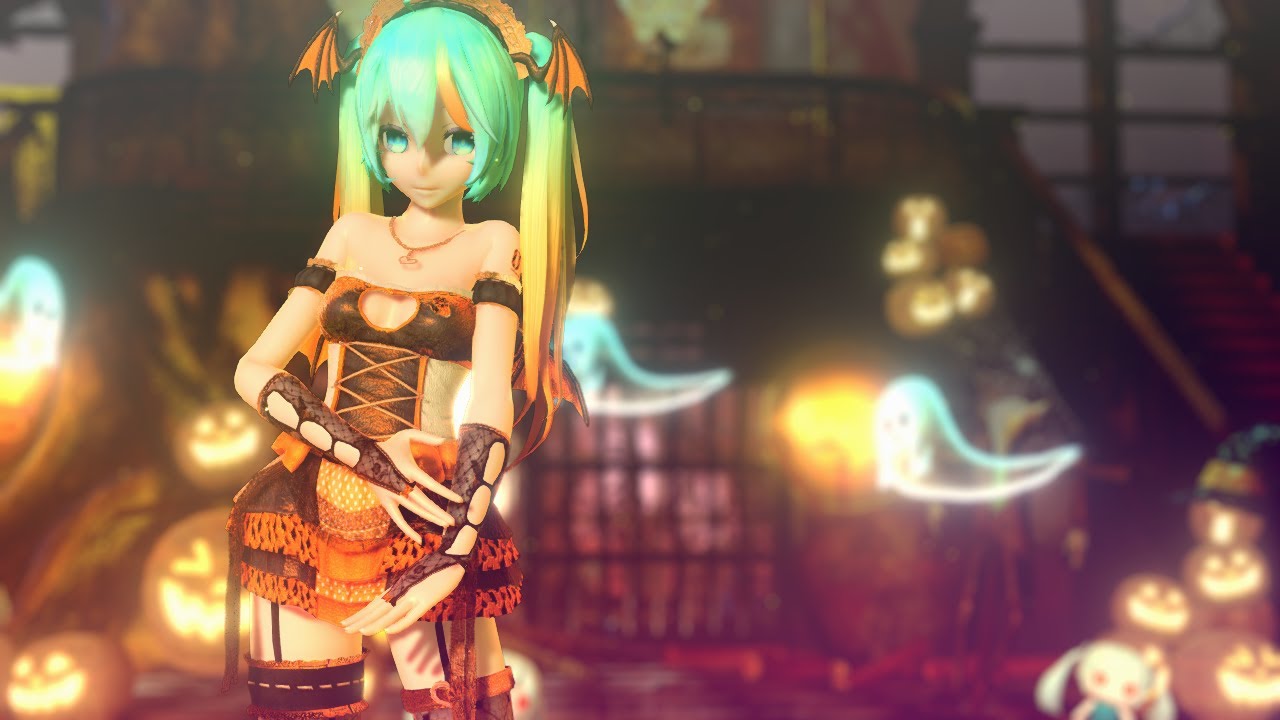 MMD X Project DIva, Mrs.Pumpkinの滑稽な夢  Humorous Dream of Mrs. Pumpkin, ShaderFarc test