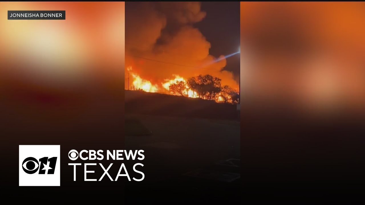 6 buildings sustain damage after large pallet fire near Dallas Love Field Airport