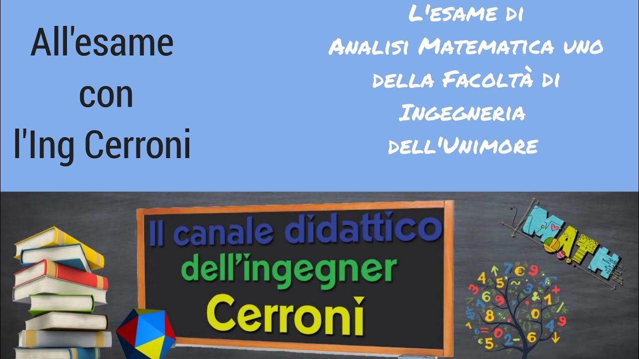 L'esame di Analisi Matematica Uno dell'Unimore