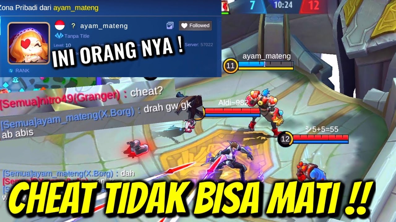 ORANG INI PAKAI CIT DAN TIDAK BISA MATI !!
