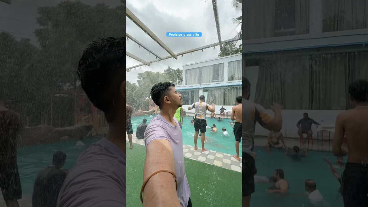 River side resort | poolside glass villa | MMMAK villas & Resort #shots #riverside #villa #resort