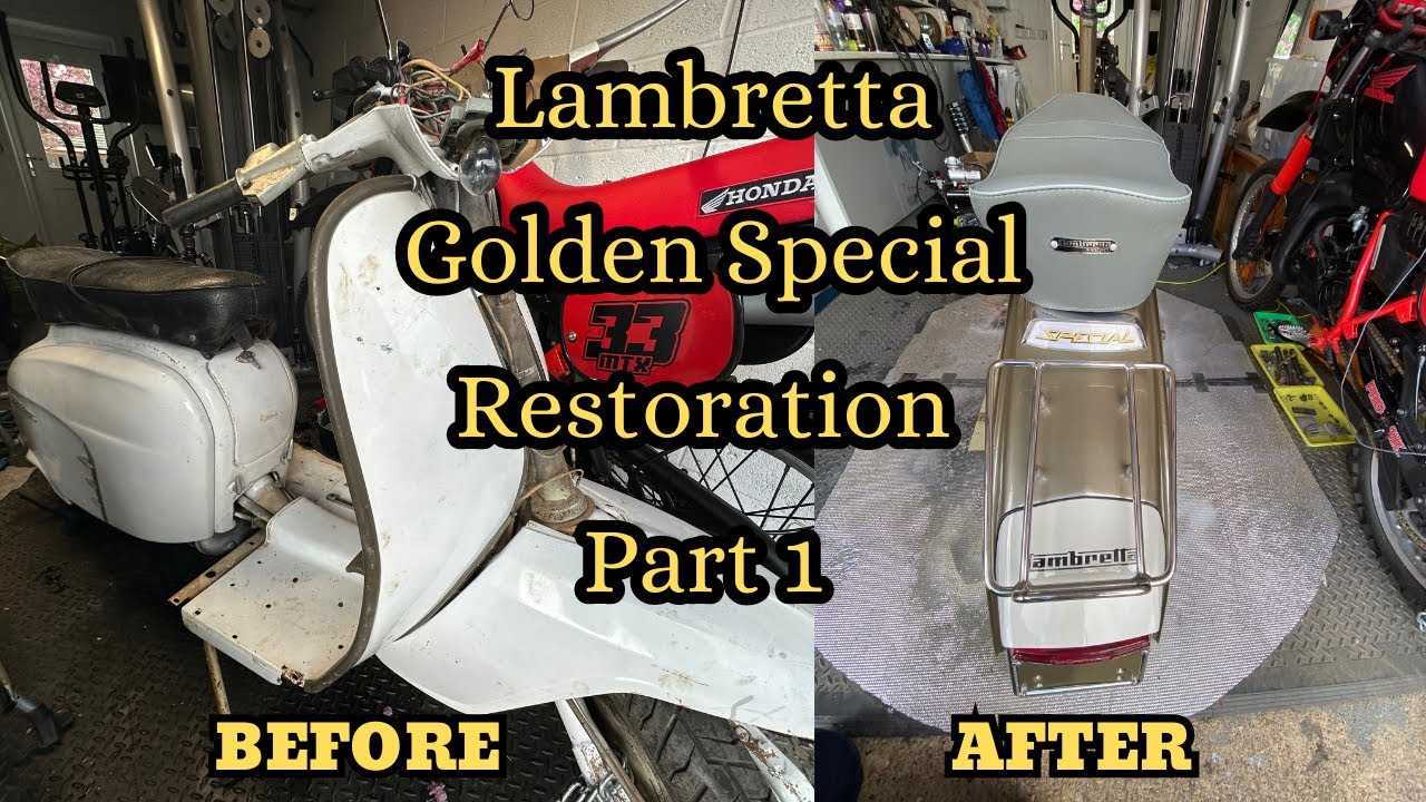 Lambretta Golden Special Restoration Part 1