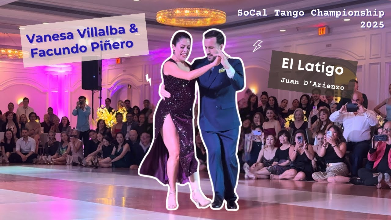 Vanesa Villalba & Facundo Piñero milonga to “El Látigo” by Juan D’Arienzo #tango #argentinetango