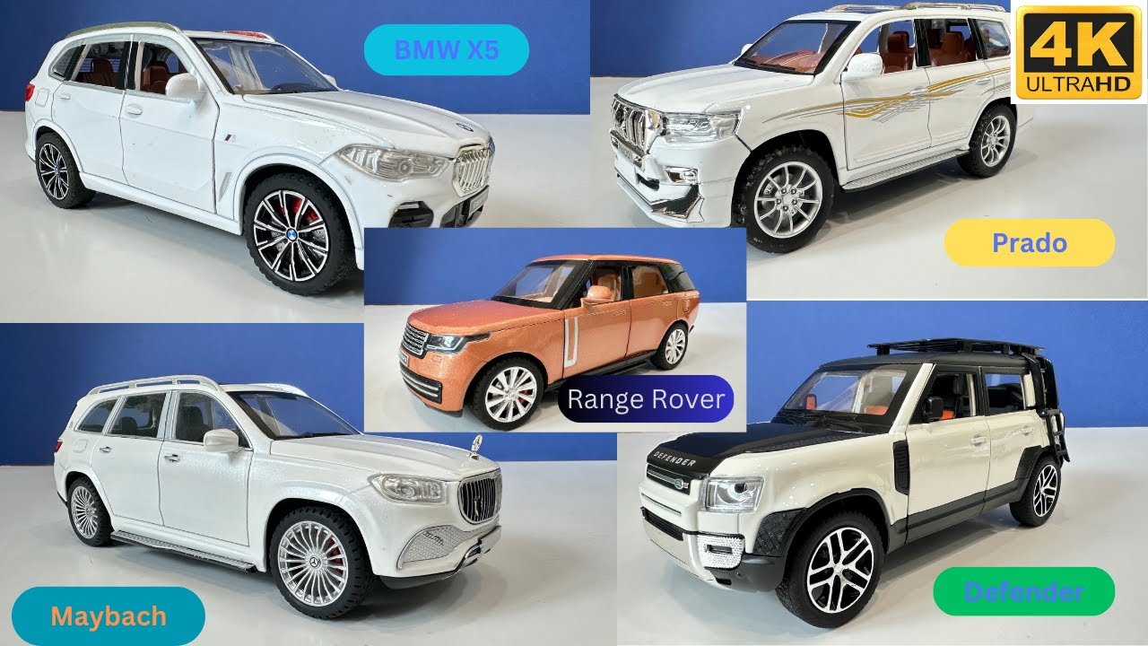 BMW X5: “Epic Toy Car Showdown: Maybach GLS 600 vs Prado vs BMW X5 vs Range Rover vs Defender! 🚗🏆