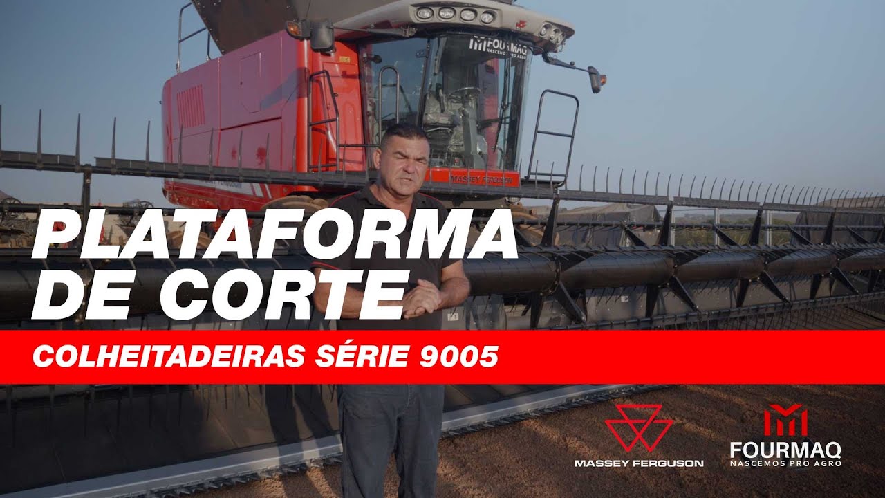 Plataforma de Corte - Colheitadeira Axial Série 9005 da Massey Ferguson