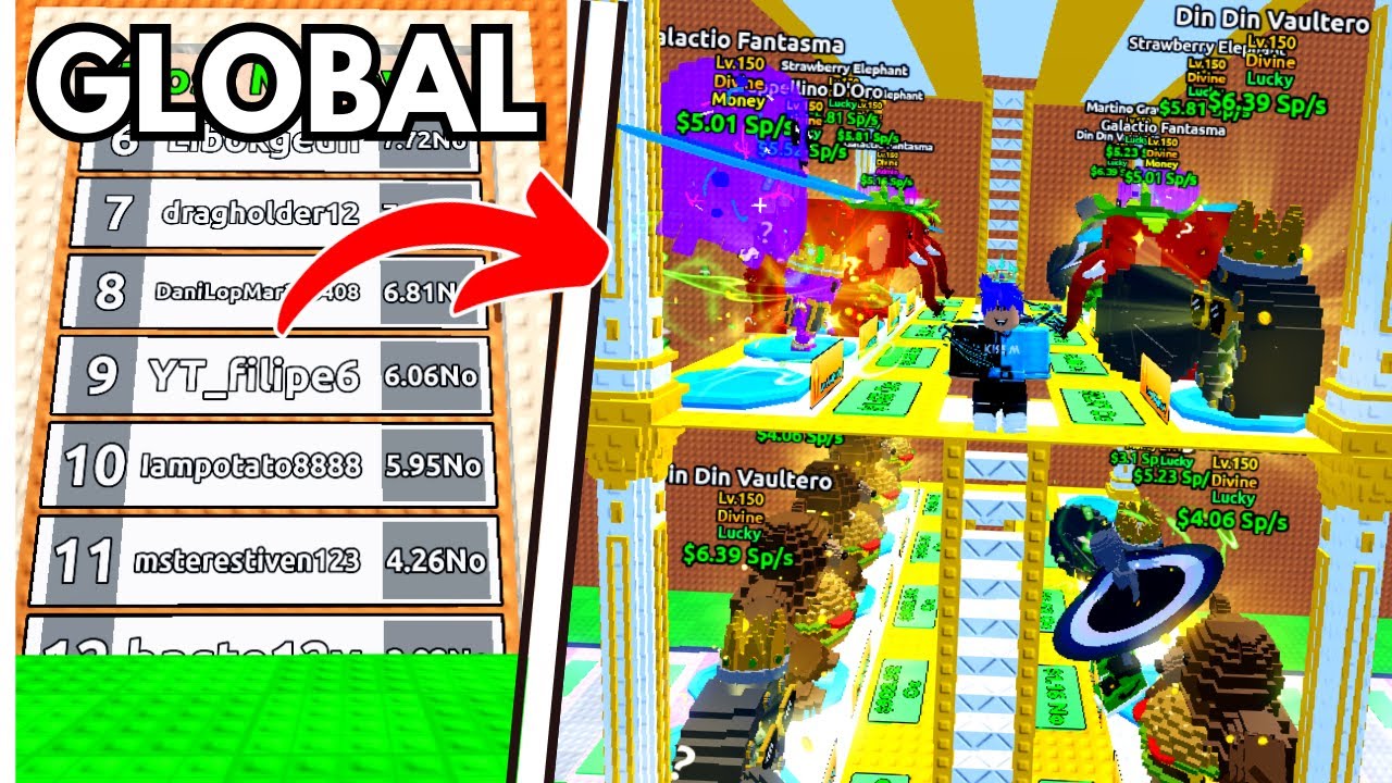 FUI O PRIMEIRO BRASILEIRO A PEGAR TOP GLOBAL NO FUJA DO TSUNAMI PARA BRAINROTS!