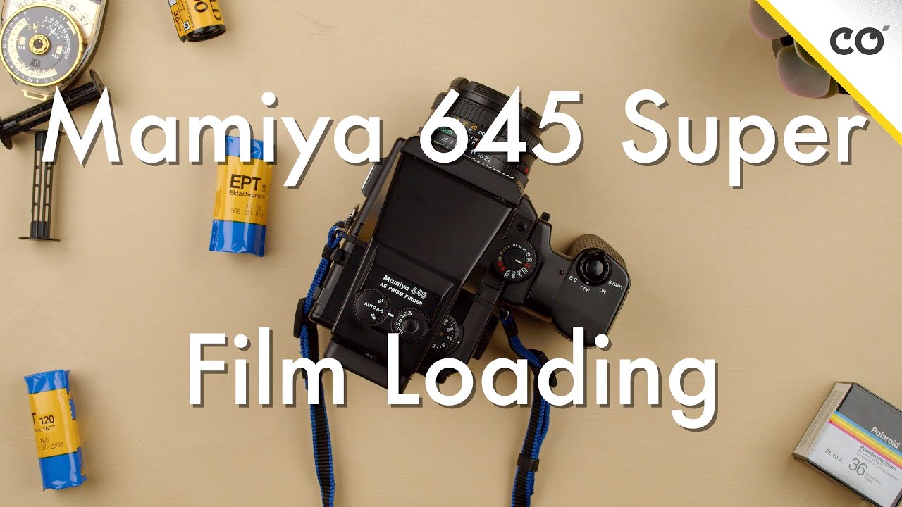 How to Load Film on a Mamiya 645 Super || Film Loading